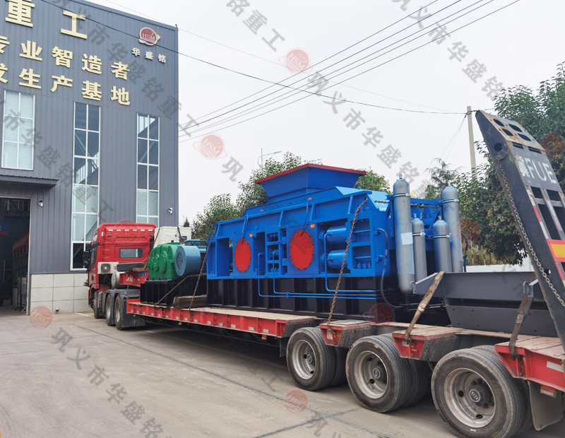 9888拉斯维加斯入口2PGY1212对辊破碎机机成功发往洛阳