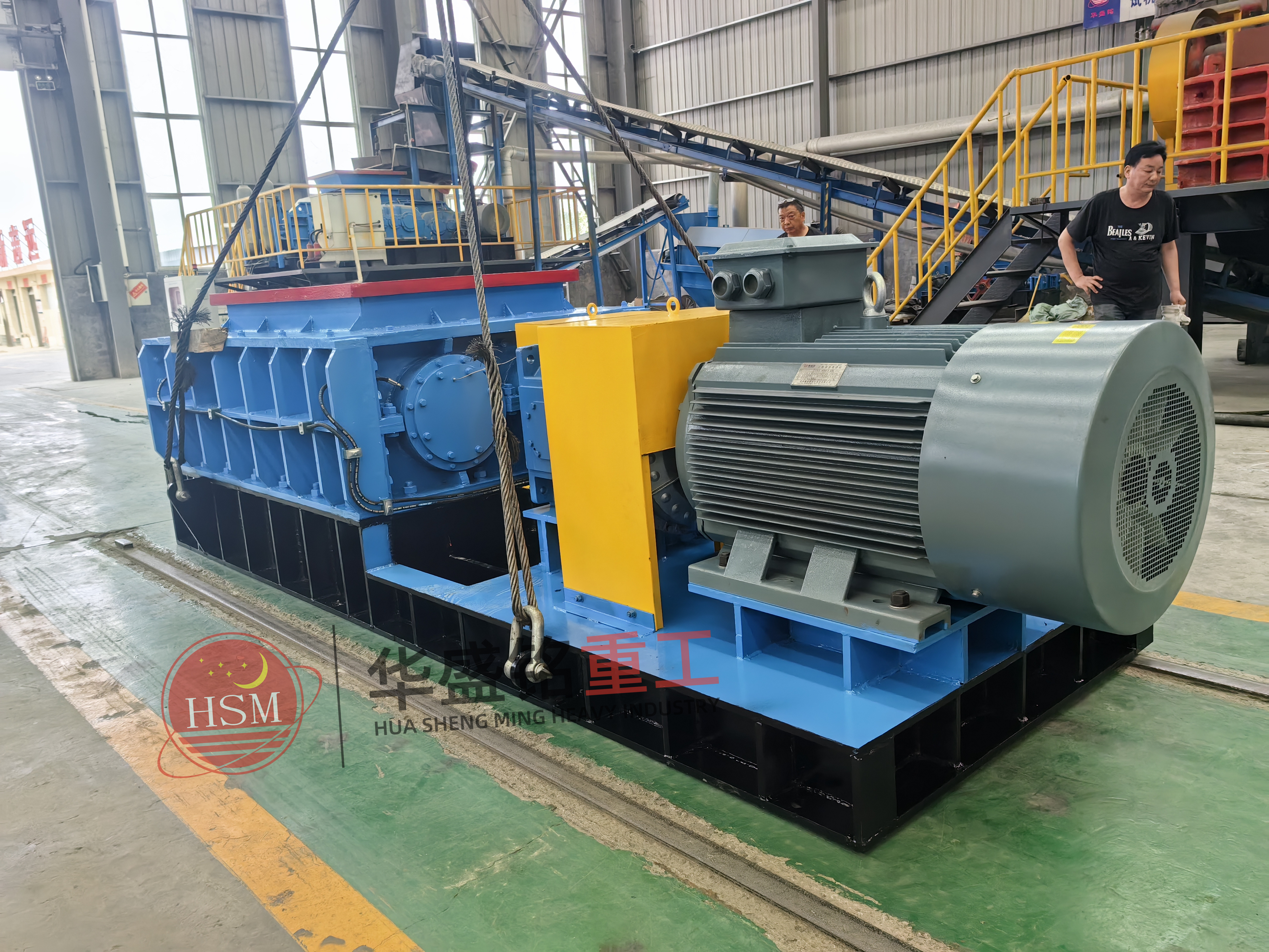 沥青块强力双齿辊破碎机 沥青块强力双齿辊破碎机